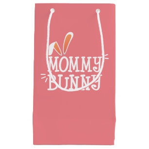 Simple Mummy Bunny Easter Typography   Gift Bag