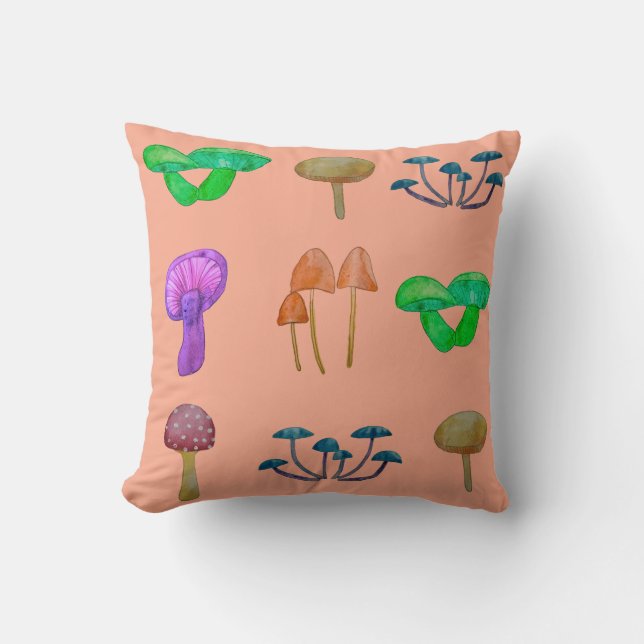 Simple mushroom pattern cushion (Front)