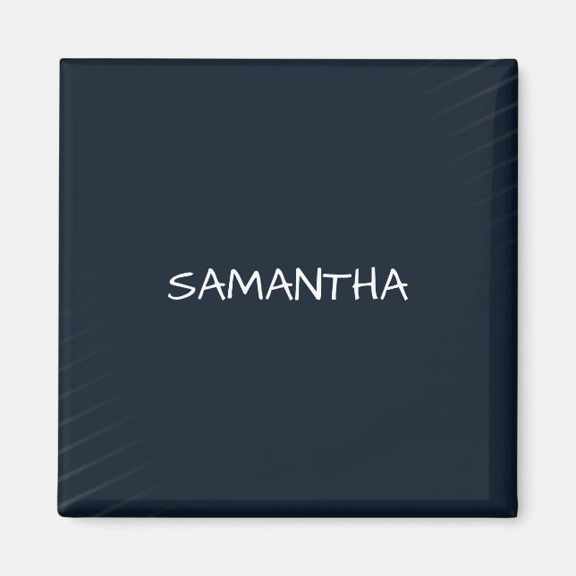 Simple Name Personalised Magnet (Front)