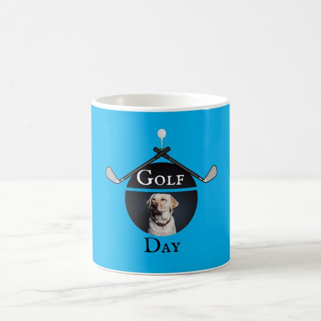 Simple National golf lover day pet dog Coffee Mug (Center)