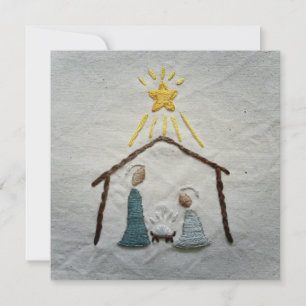 Simple Nativity Holiday Card