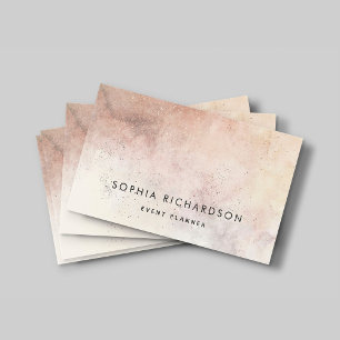 Simple Natural Auburn Earth Tones  Business Card