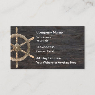 Simple Nautical Business Cards Design