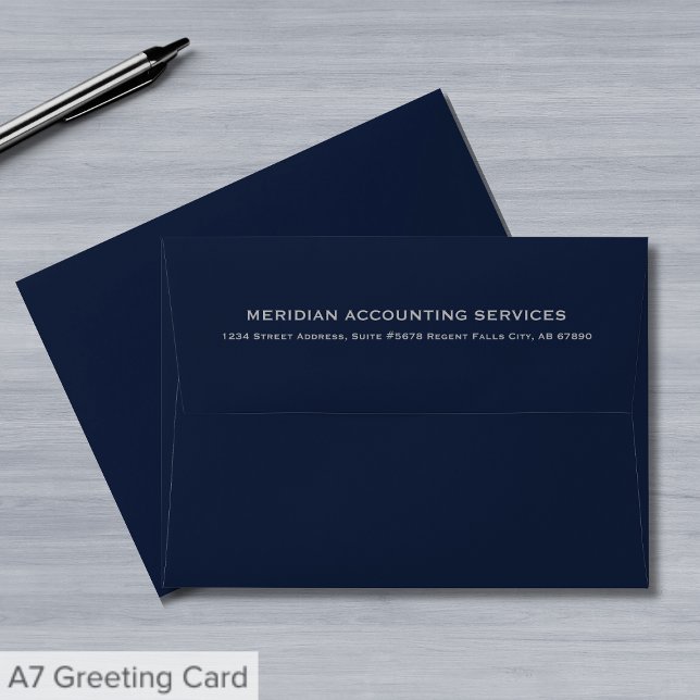 Simple Navy Blue Business Envelope (Creator Uploaded)