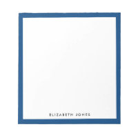 Simple Navy Blue Minimalist Modern Stylish Border