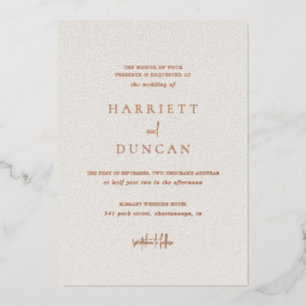 Simple Neutral Beige Elegant Wedding