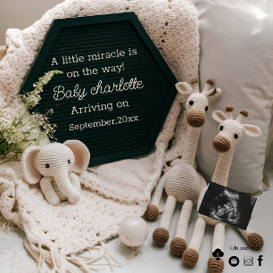 Simple neutral pregnancy announcement