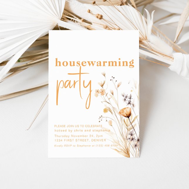 Simple Neutral Thanksgiving Dinner Party Invitatio Invitation (Creator Uploaded)
