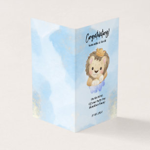 simple new baby boy baby congratulations cards