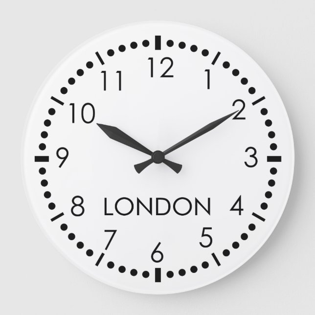 Simple Newsroom Large Clock (Front)