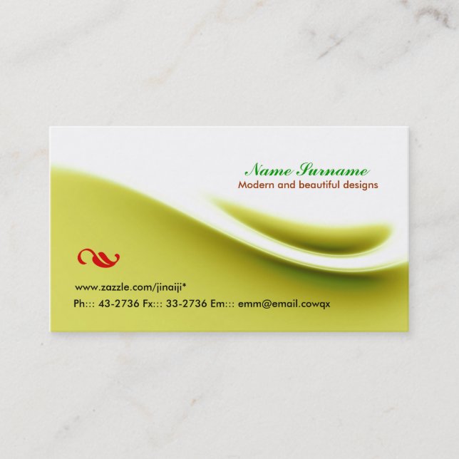 simple nice business card (Front)