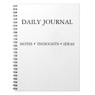 Simple Notebook for Thoughts, Reflections & Ideas