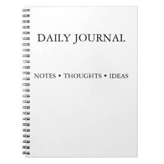 Simple Notebook for Thoughts, Reflections & Ideas