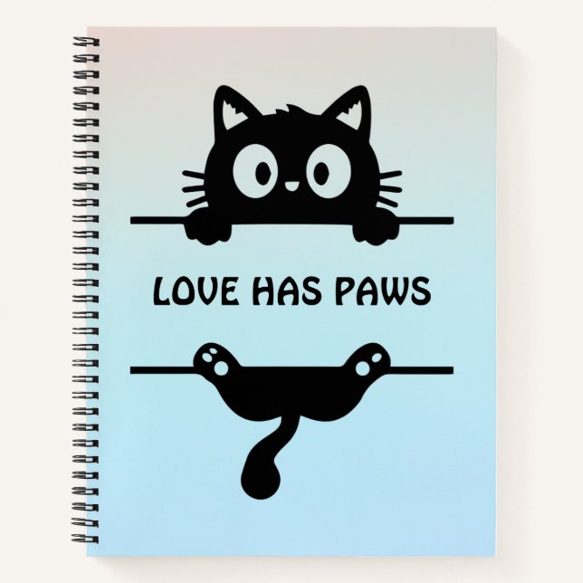 Simple Notebook Journal | cat mum | cat dad (Front)
