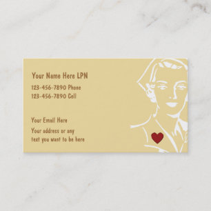 Simple Nurse Business Card