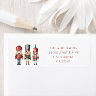 Simple Nutcracker Christmas Holiday return address
