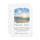 Simple Ocean Beach Funeral Sympathy 