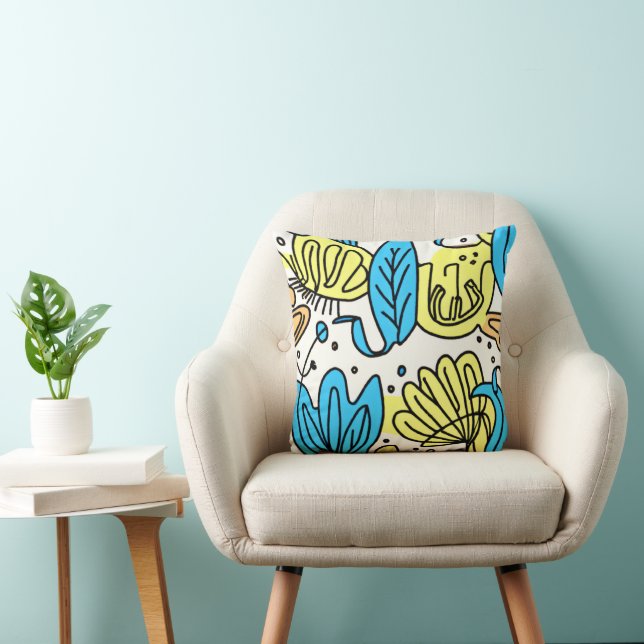 Simple Ocean Patterns Art. Buy Now Cushion (Chair)