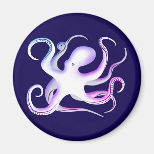 Simple Octopus Art Magnet