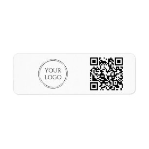 Simple Office Company Business Logo QR Code