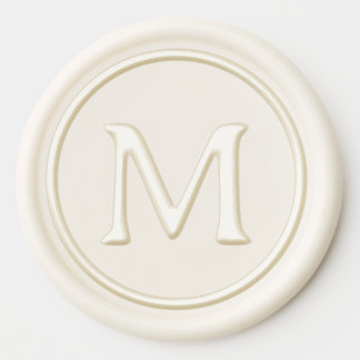 Simple One Letter Monogram  Wax Seal Sticker