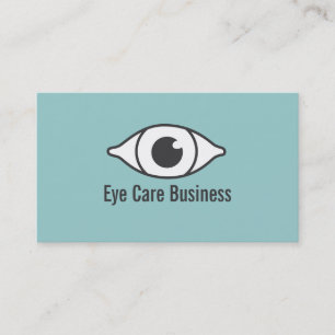 Simple Optometrist & Eye Specialist Business Card
