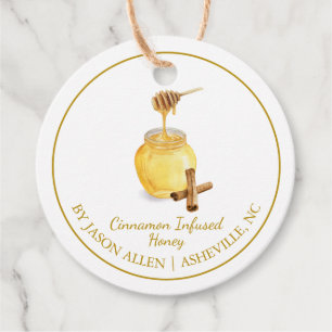 Simple Organic Cinnamon Infused Honey Hang Tag