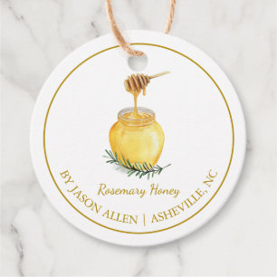 Simple Organic Rosemary Infused Honey Hang Tag