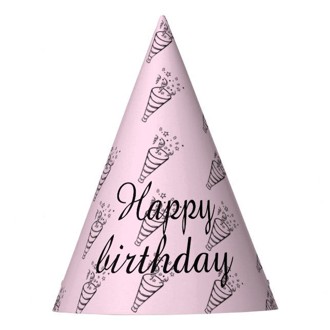 Simple Outline Party Hat (Front)