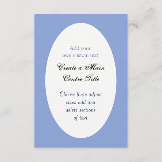 Simple Oval Easter or Wedding Custom Invite