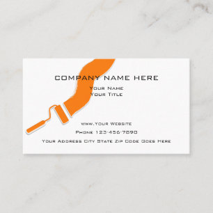 Simple Painter Design Business Card
