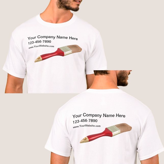 Simple Painter Employee Works Uniform Shirts (Creator Uploaded)
