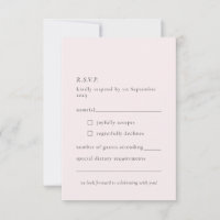 Simple Pale Blush Delicate Soft Pink Minimal