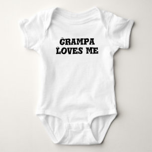 Simple papa loves me baby undies bodysuit