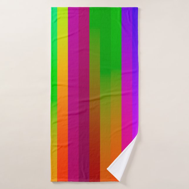 simple parallel vertical lines background. abstrac bath towel (Bath Towel)
