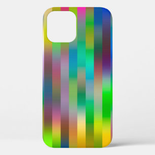 simple parallel vertical lines pattern   abstract  iPhone 12 case