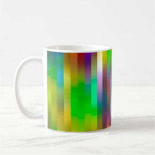 simple parallel vertical lines pattern abstract coffee mug