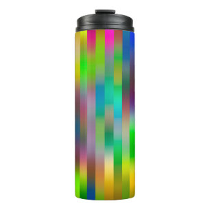 simple parallel vertical lines pattern abstract thermal tumbler