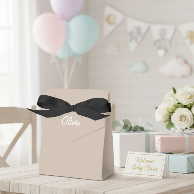 Simple Party Box Gift Bag Favours neutral (Creator Uploaded)