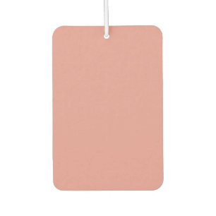 Simple pastel flamingo pink colour car air freshener