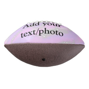 Simple pastel glitter colourful add your text phot american football