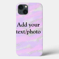 Simple pastel glitter colourful add your text phot