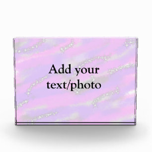 Simple pastel glitter colourful add your text phot photo block