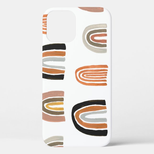 Simple Pastel Rainbow Kids Style Case-Mate iPhone Case (Back)