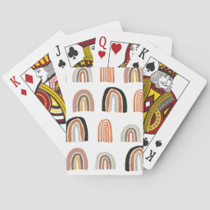 Simple Pastel Rainbow Kids Style Playing Cards