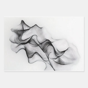Simple Path Wrapping Paper Sheet