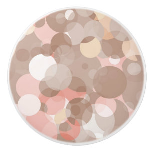 Simple Pattern - Circles Ceramic Knob