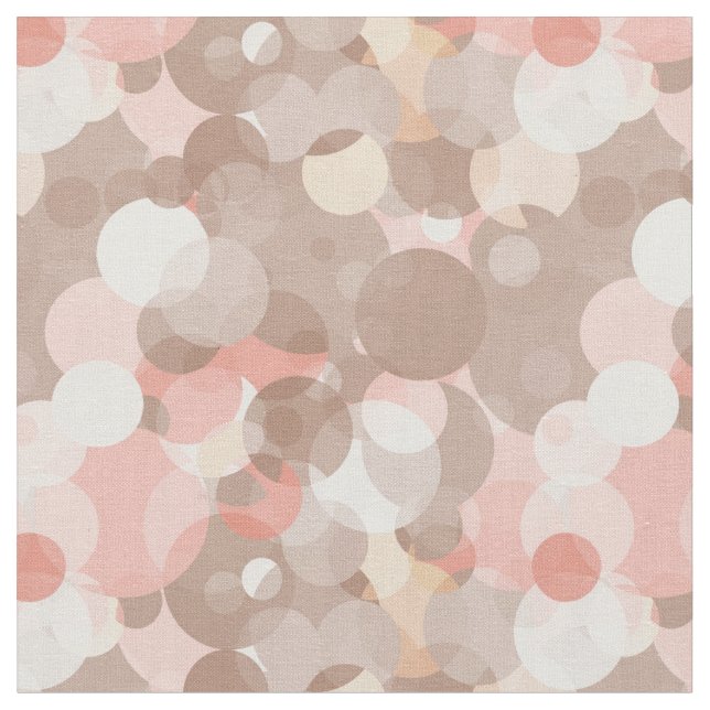 Simple Pattern - Circles Fabric (Close Up)