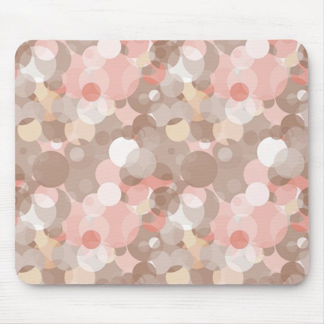 Simple Pattern - Circles Mouse Mat (Front)