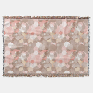 Simple Pattern - Circles Throw Blanket